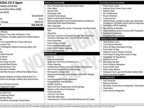 Used 2018 MAZDA CX-5 Sport image 24