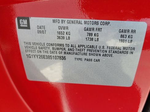 Used 2008 Chevrolet Corvette Z06 w/ Preferred Equipment Group RWD image 29