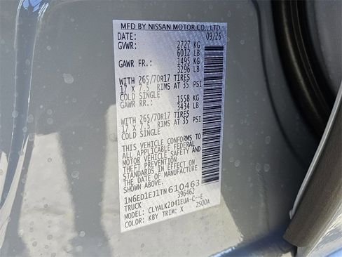 New 2026 Nissan Frontier Pro-X w/ Pro-X Convenience Package image 19