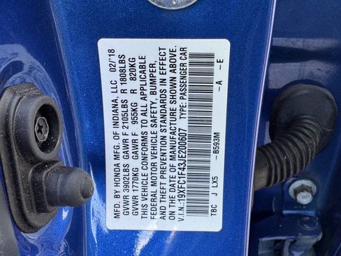 Used 2018 Honda Civic EX-T image 46