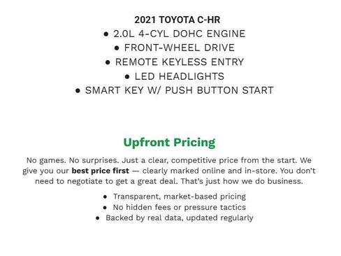 Used 2021 Toyota C-HR XLE FWD image 2
