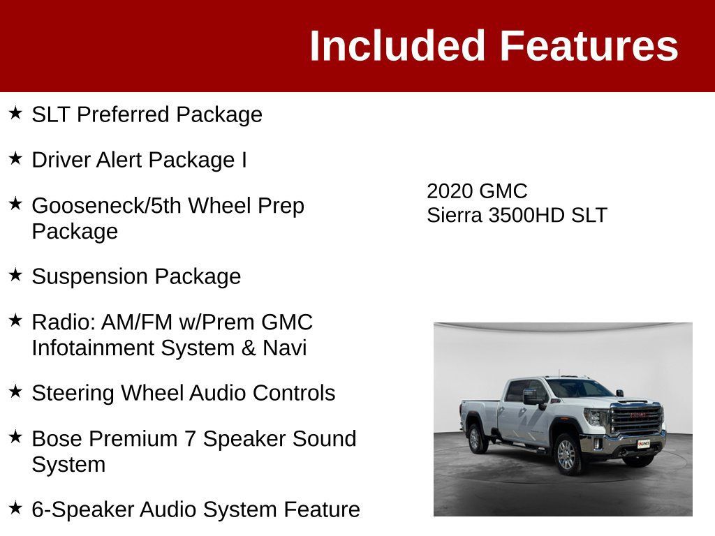 Used 2020 GMC Sierra 3500 SLT w/ SLT Premium Plus Package AWD/4WD image 4