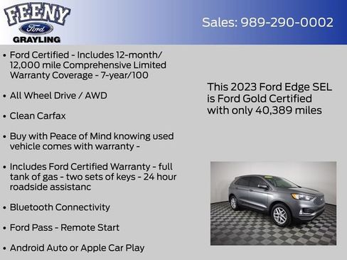 Used 2023 Ford Edge SEL w/ Convenience Package AWD/4WD image 5