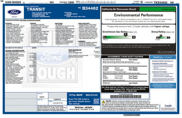 New 2026 Ford Transit 350 148 High Roof Extended w/ Load Area Protection Package RWD image 4