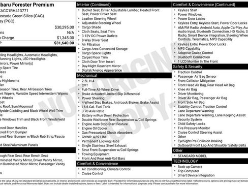 Used 2024 Subaru Forester Premium image 18