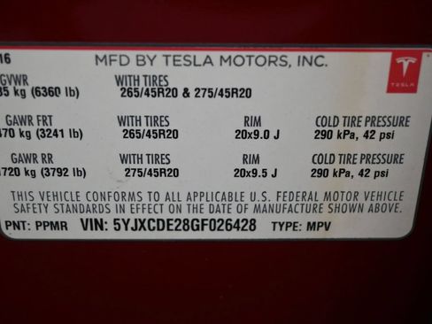Used 2016 Tesla Model X 90D AWD/4WD image 22