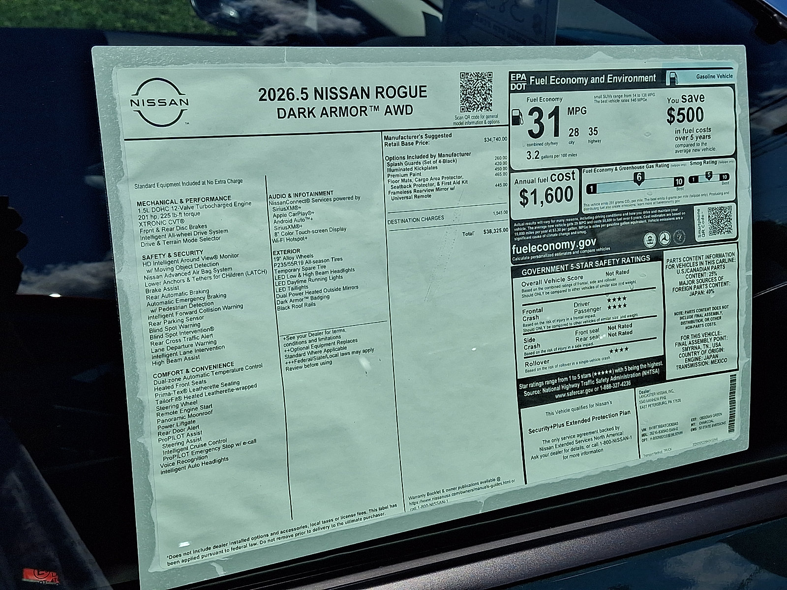 New 2026 Nissan Rogue Dark Armor AWD/4WD image 8