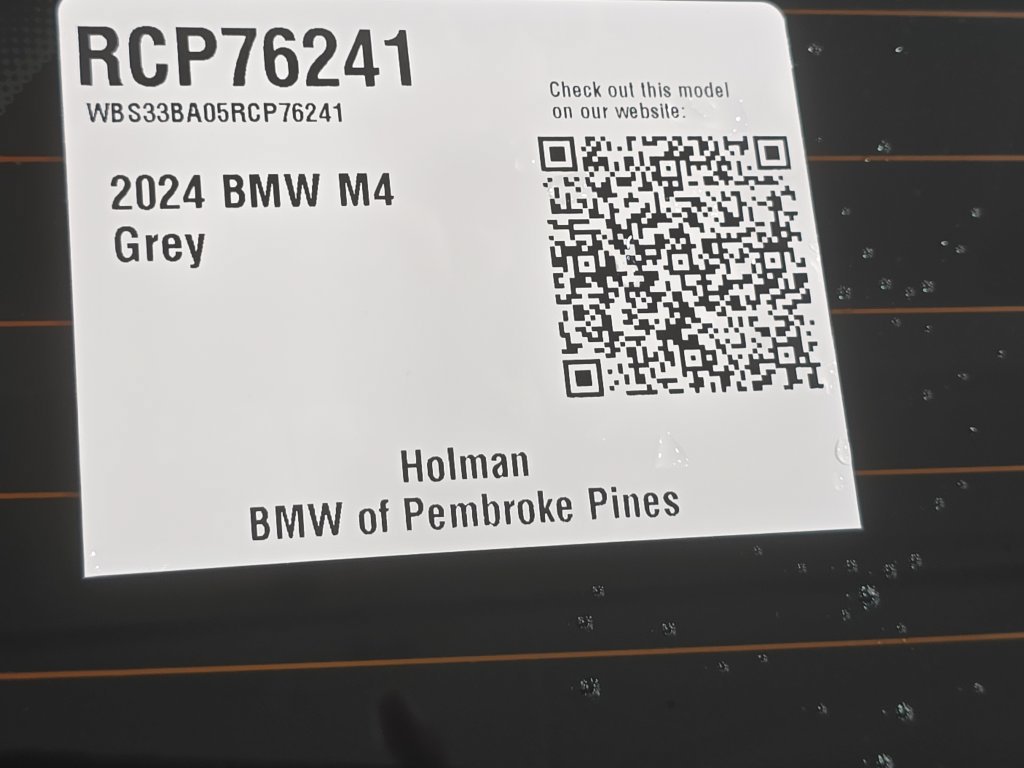 Certified 2024 BMW M4 xDrive Competition AWD/4WD image 21