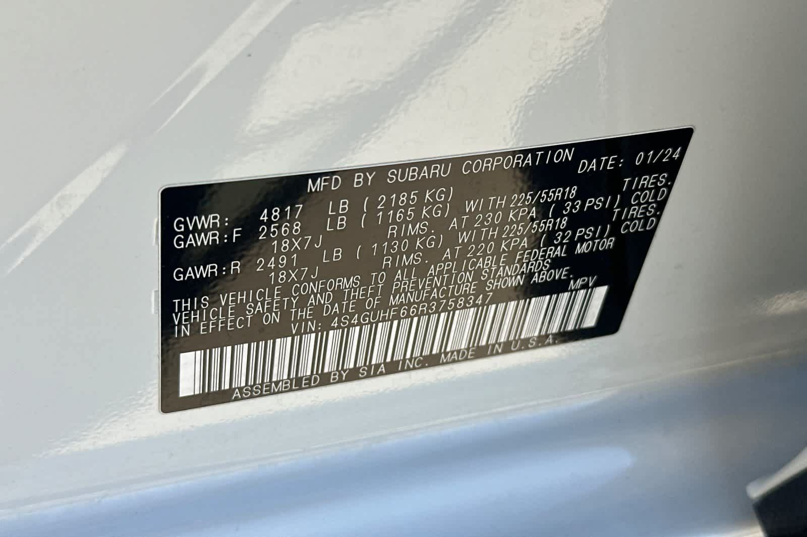 Certified 2024 Subaru Crosstrek 2.5i Sport w/ Crosstrek Mirror Package AWD/4WD image 27