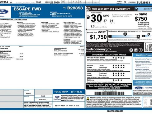 Used 2025 Ford Escape Active FWD image 4