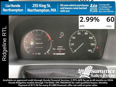 New 2026 Honda Ridgeline RTL image 17