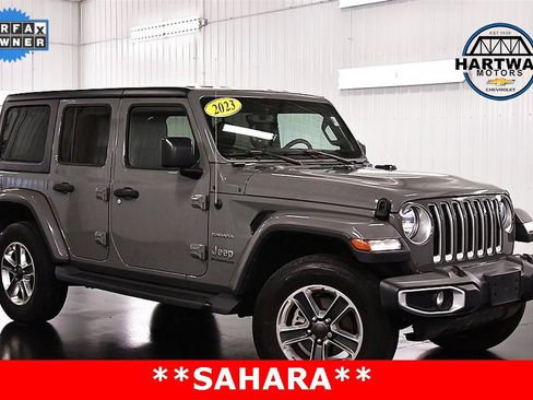 Used 2023 Jeep Wrangler Sahara image 1