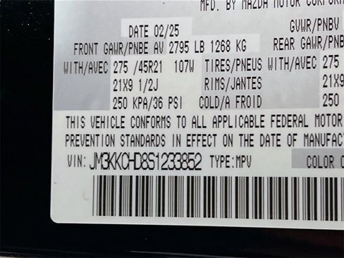 Used 2025 MAZDA CX-90 3.3 Turbo w/ Premium Sport Pkg image 26