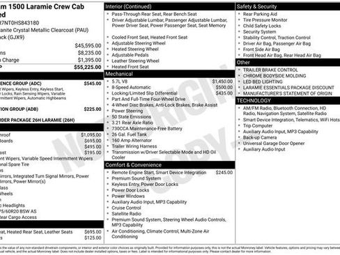 Used 2017 RAM 1500 Laramie w/ Convenience Group AWD/4WD image 12