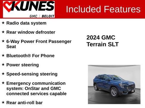 Used 2024 GMC Terrain SLT AWD/4WD image 3