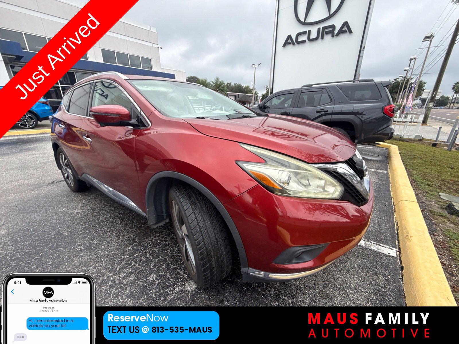 Used 2018 Nissan Murano Platinum w/ Cargo Package FWD image 1