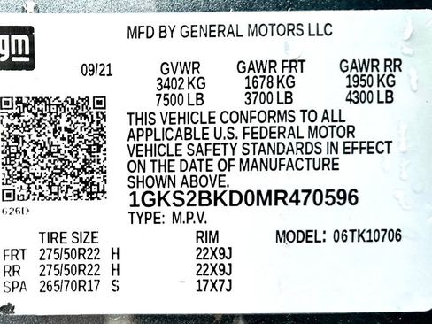 Used 2021 GMC Yukon SLT w/ SLT Premium Package image 30