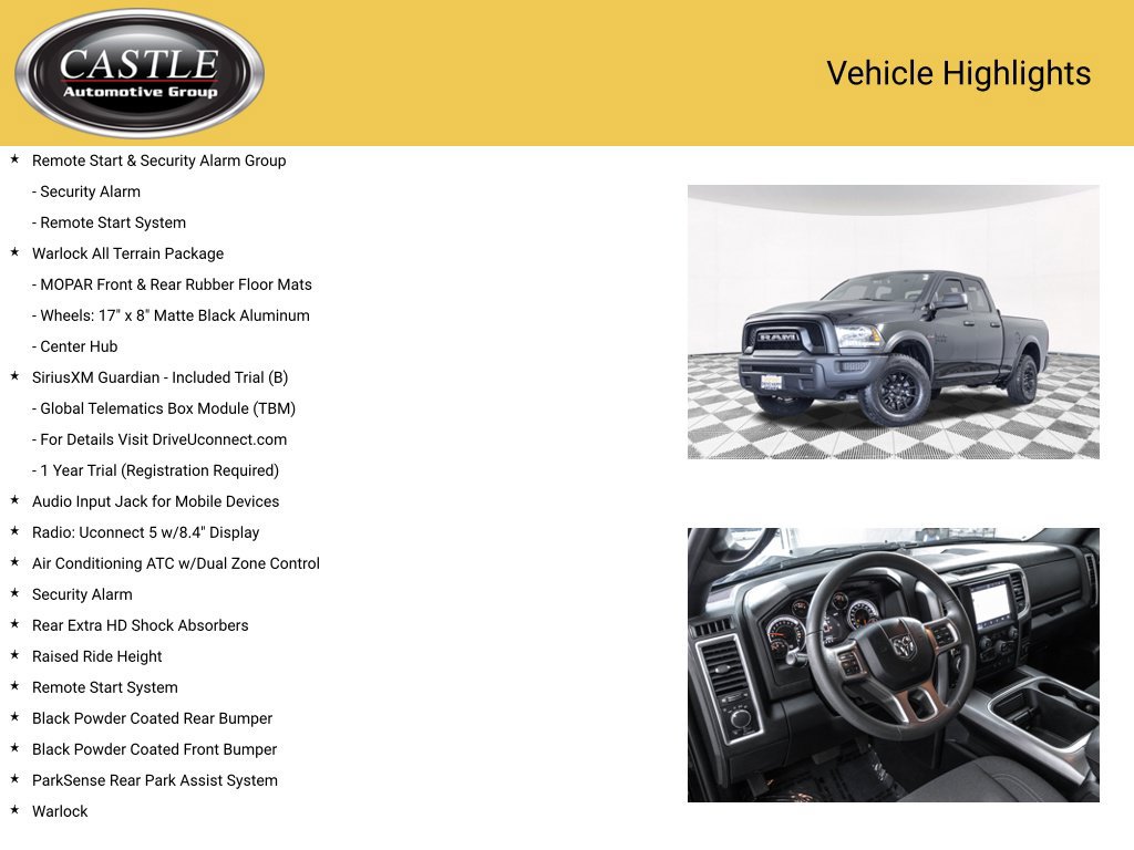 Used 2022 RAM 1500 Warlock w/ Electronics Group AWD/4WD image 12