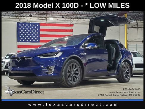 Used 2018 Tesla Model X 100D AWD/4WD image 1