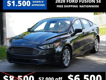 Used 2020 Ford Fusion SE