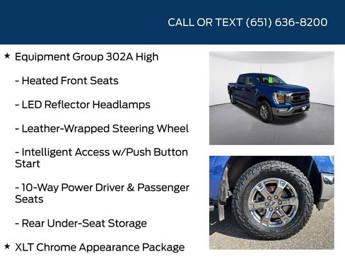 Used 2022 Ford F150 XLT w/ Equipment Group 302A High AWD/4WD image 15