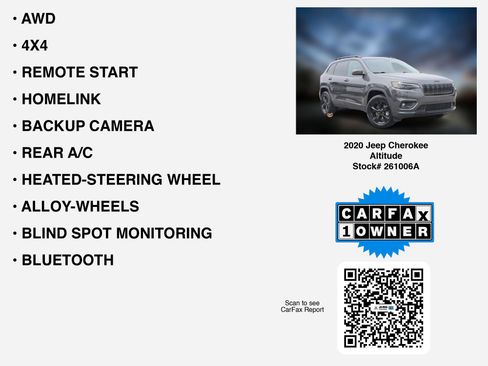 Used 2020 Jeep Cherokee Latitude Plus AWD/4WD image 7