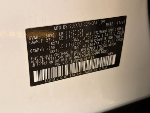 Used 2021 Subaru Outback Touring XT image 39