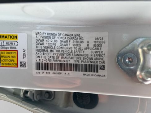 Used 2023 Honda Civic Touring image 25