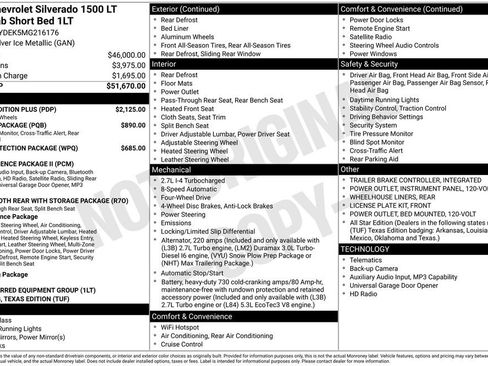 Used 2021 Chevrolet Silverado 1500 LT w/ Texas Edition Plus AWD/4WD image 13