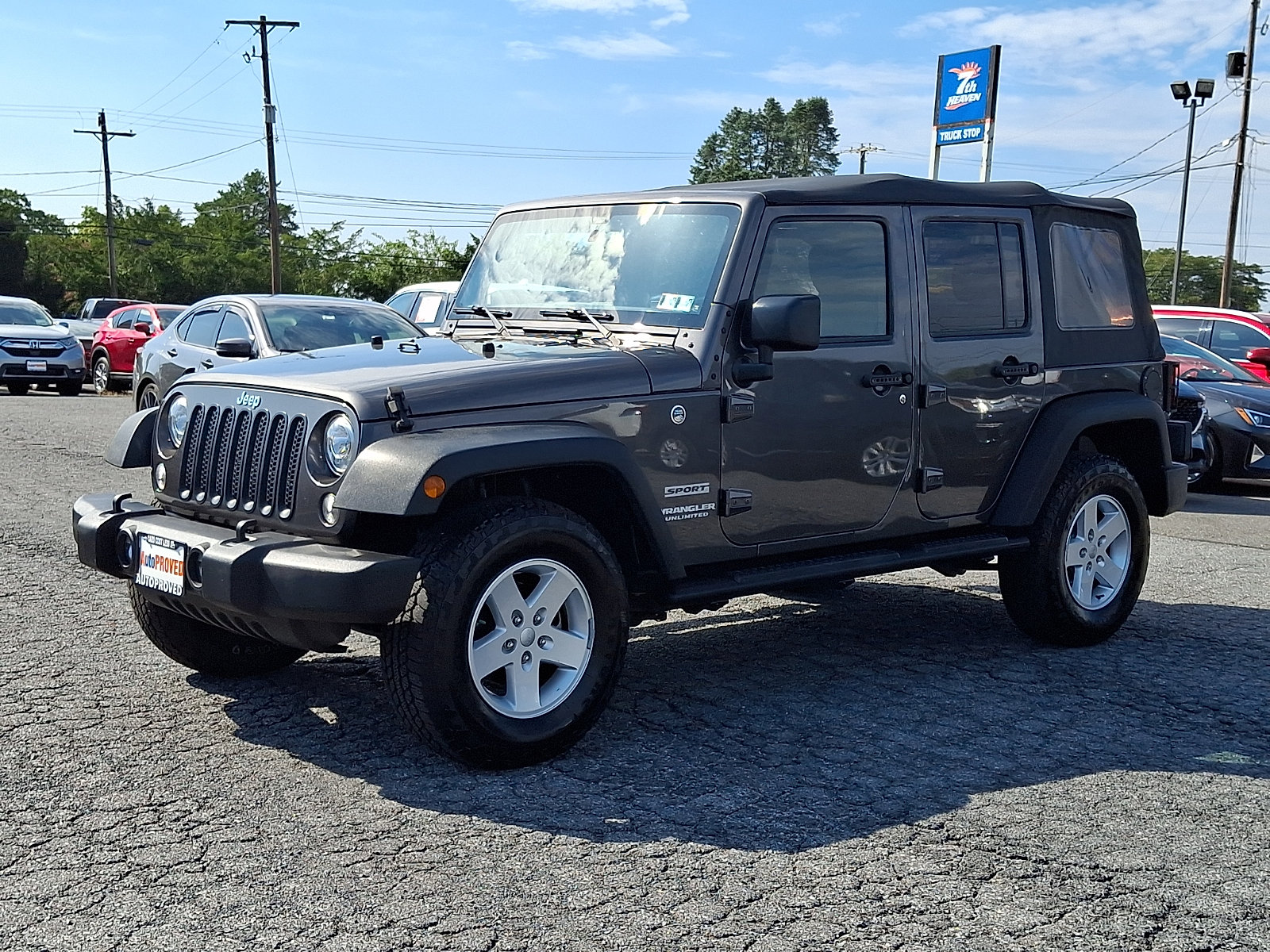 Used 2017 Jeep Wrangler Unlimited Sport w/ Quick Order Package 24S AWD/4WD image 3