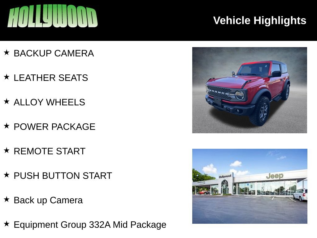 Used 2023 Ford Bronco Badlands AWD/4WD image 3