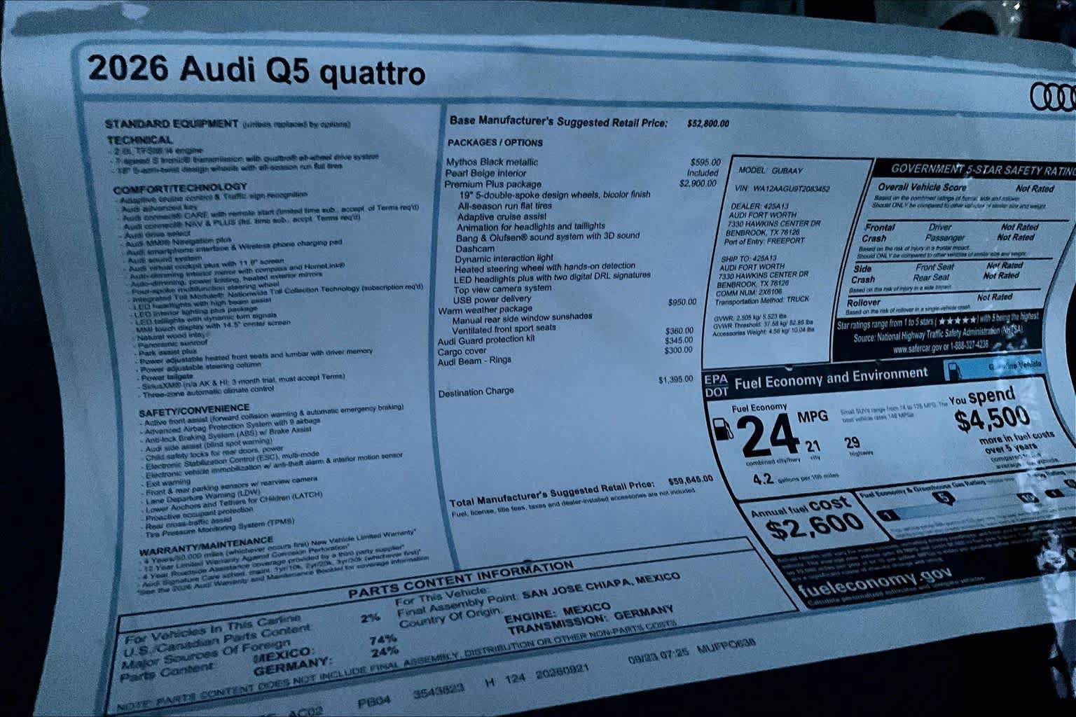 New 2026 Audi Q5 Premium Plus AWD/4WD image 19
