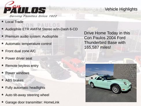 Used 2004 Ford Thunderbird RWD image 7