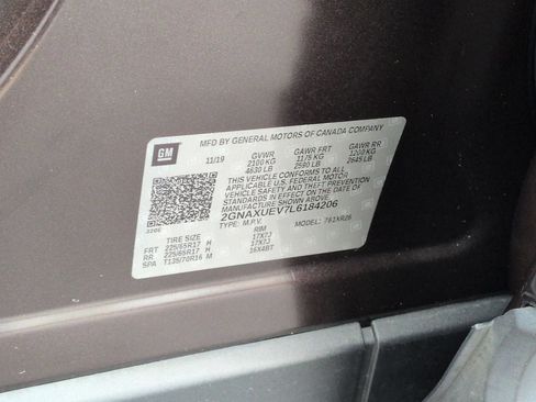 Certified 2020 Chevrolet Equinox LT AWD/4WD image 34