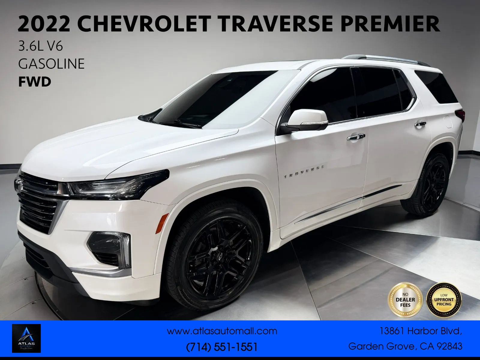 Used 2022 Chevrolet Traverse Premier w/ LPO, Floor Liner Package FWD image 1
