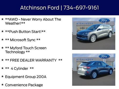 Certified 2022 Ford Escape SE w/ Convenience Package image 8