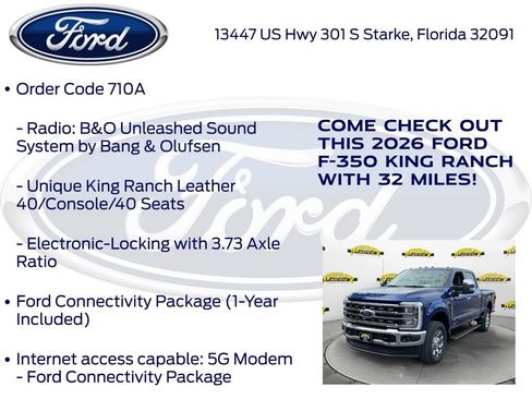New 2026 Ford F350 King Ranch w/ Chrome Package image 25