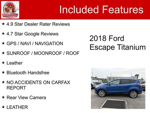Used 2018 Ford Escape Titanium FWD image 5
