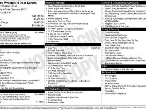 Used 2024 Jeep Wrangler Sahara w/ Technology Group image 4