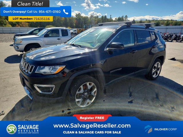 Used 2017 Jeep Compass Limited w/ Navigation Group AWD/4WD image 1