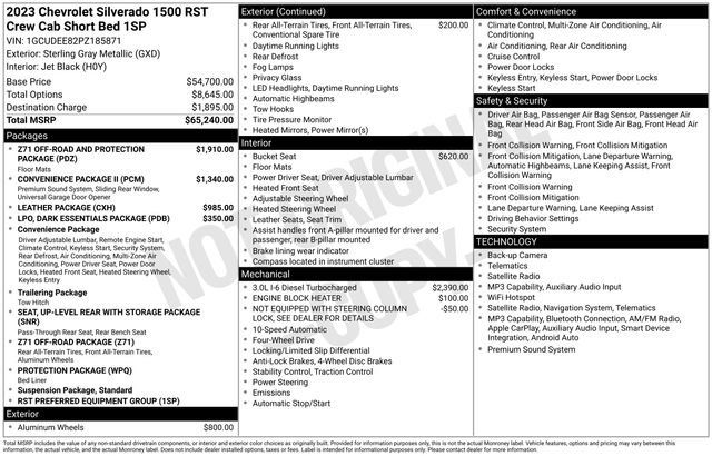 Used 2023 Chevrolet Silverado 1500 RST AWD/4WD image 43