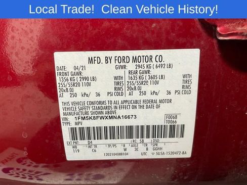 Used 2021 Ford Explorer Limited w/ Hybrid Equipment Group 310A AWD/4WD image 27