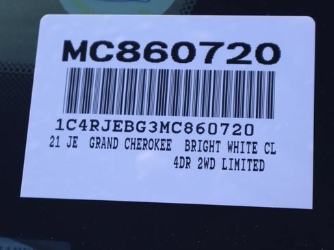 Used 2021 Jeep Grand Cherokee Limited w/ Quick Order Package 28K 80th RWD image 7