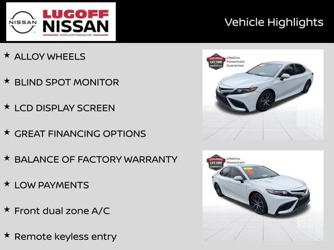 Used 2023 Toyota Camry SE image 3