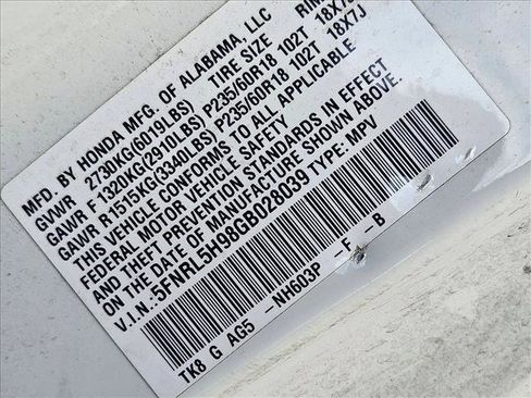 Used 2016 Honda Odyssey Touring image 16