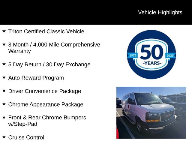 Used 2025 GMC Savana 2500 w/ Driver Convenience Package RWD image 6
