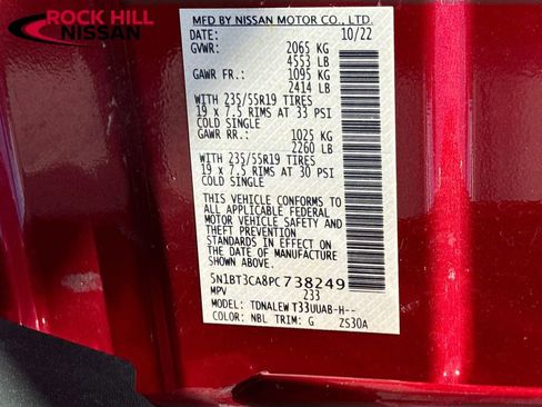 Used 2023 Nissan Rogue SL w/ SL Premium Package image 34