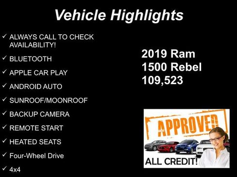 Used 2019 RAM 1500 Rebel w/ Rebel Level 2 Equipment Group AWD/4WD image 9
