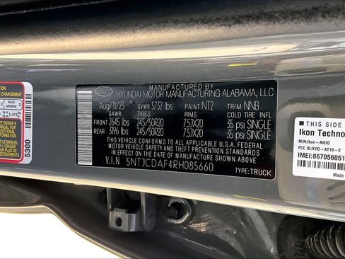 Certified 2024 Hyundai Santa Cruz Night AWD/4WD image 33