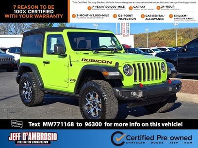 Certified 2021 Jeep Wrangler Rubicon